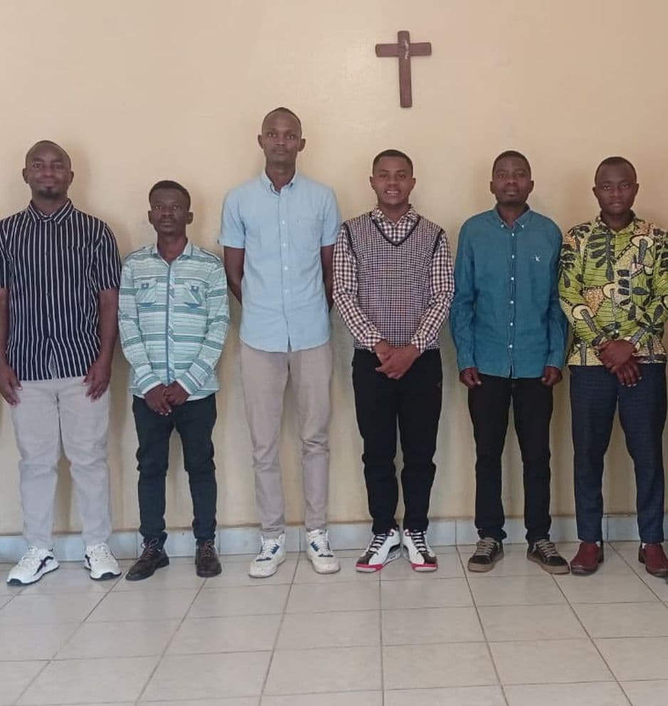 Group of Young African Men Standing for the photo
