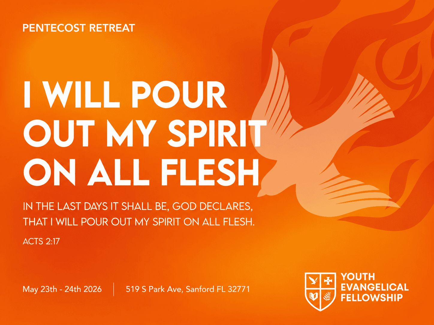 YEF Orlando Hosts Two-Day Pentecost Retreat Reflecting on the Work of the Holy Spirit