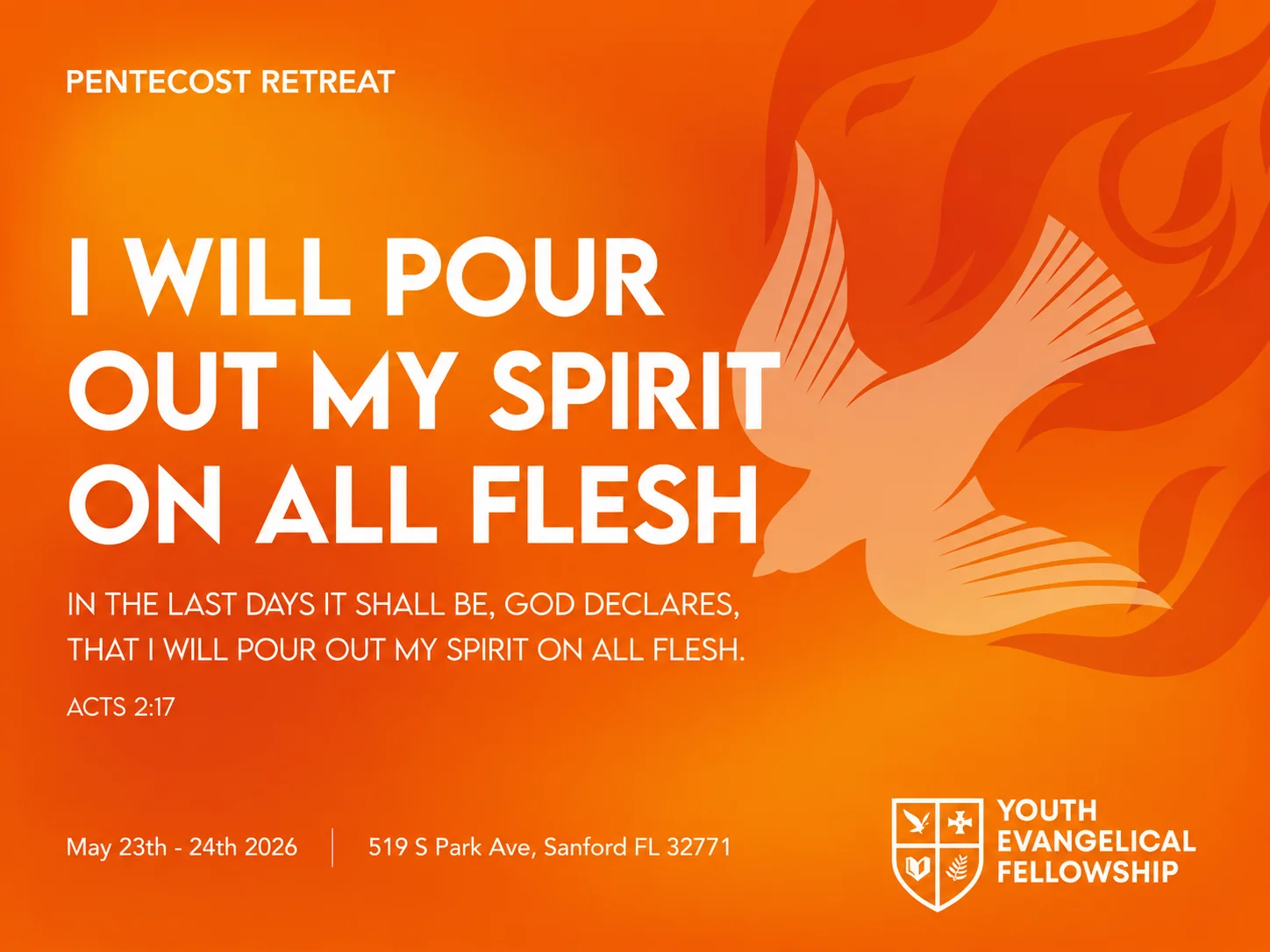YEF Orlando Hosts Two-Day Pentecost Retreat Reflecting on the Work of the Holy Spirit